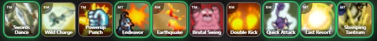 Moveset de Diggersby: Hunt e Power Plant
