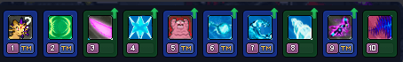 Moveset de Greninja: Dungeon Magmar
