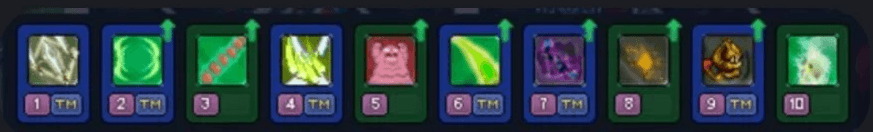 Moveset de Shiftry: Boss e Up (opção 1)